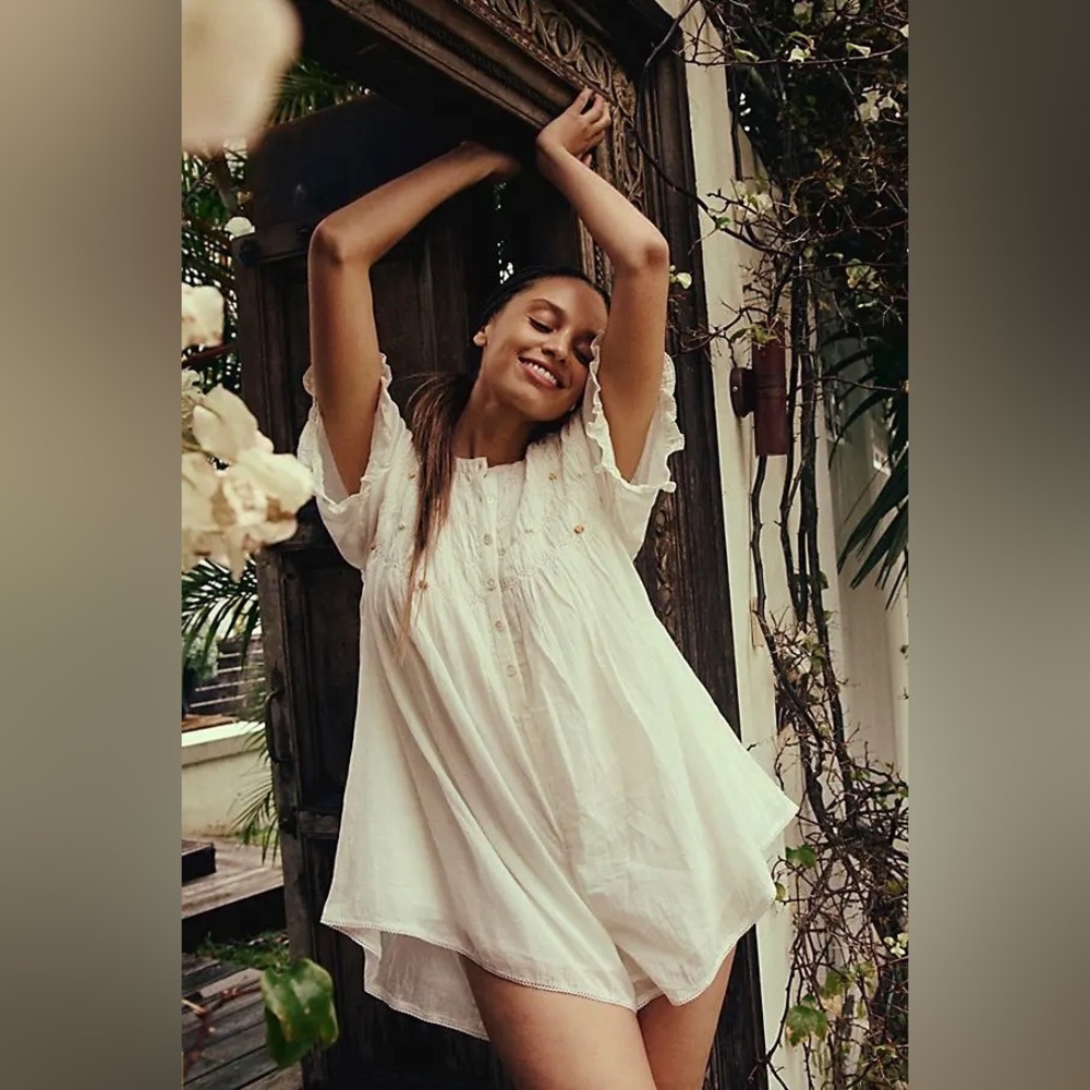 Free People Victoria Babydoll Romper
